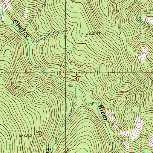 Topographic Map of Brokencot Creek, OR