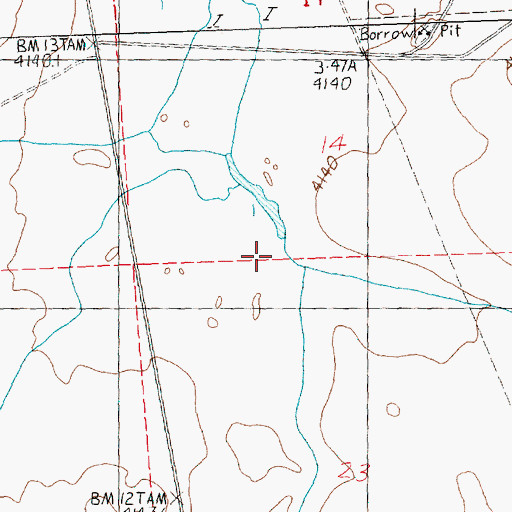 Topographic Map of Buck Creek, OR