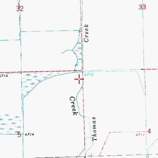 Topographic Map of Bullard Creek, OR