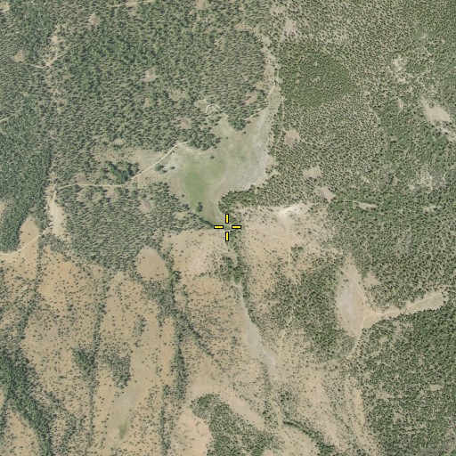 Aerial/Satellite Image of Burnt Mountain Spring, OR