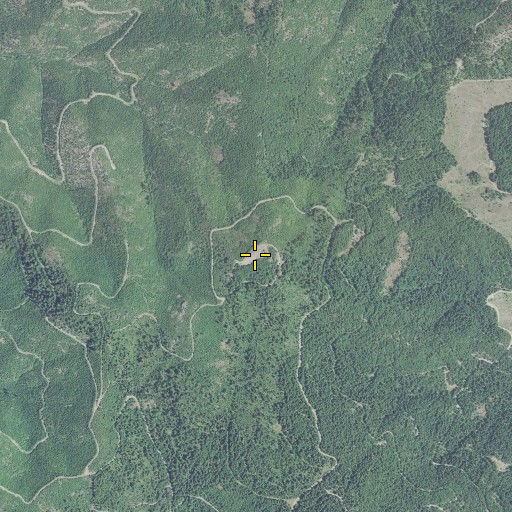Aerial/Satellite Image of Burnt Peak, OR