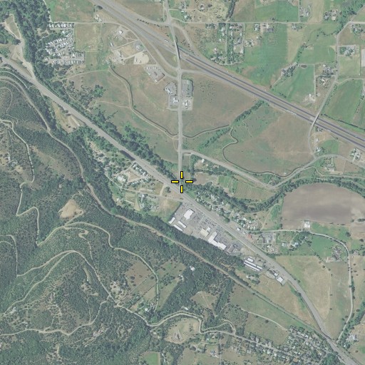Aerial/Satellite Image of Butler Creek, OR