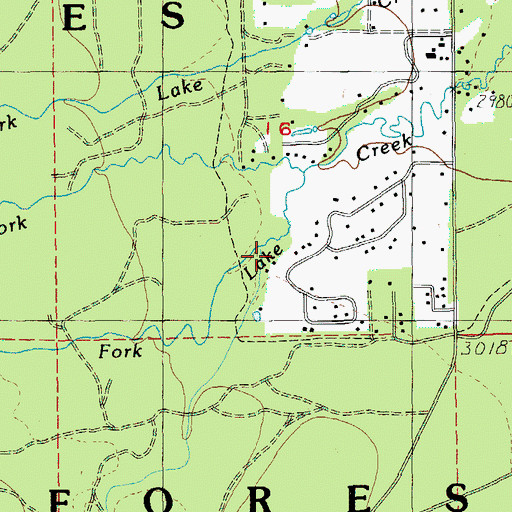 Topographic Map of Cache Creek, OR