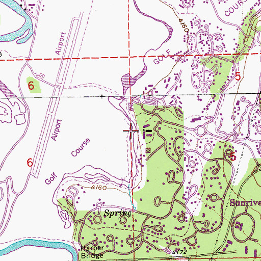 Topographic Map of Camp Abbot (historical), OR