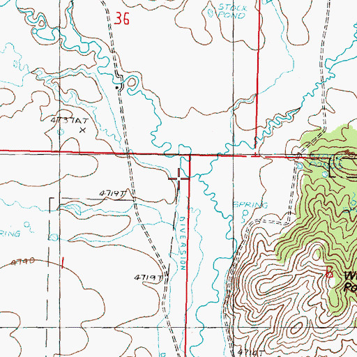 Topographic Map of Camp Creek, OR
