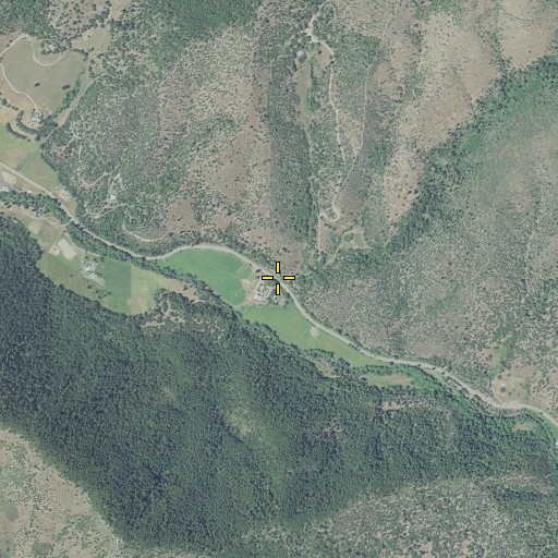 Aerial/Satellite Image of Cantrall Gulch, OR