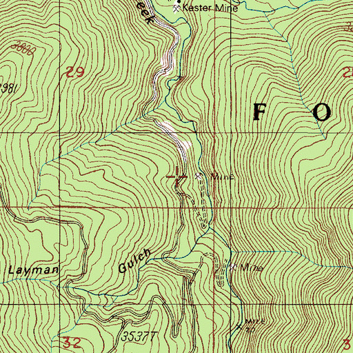 Topographic Map of Carson Cabin, OR