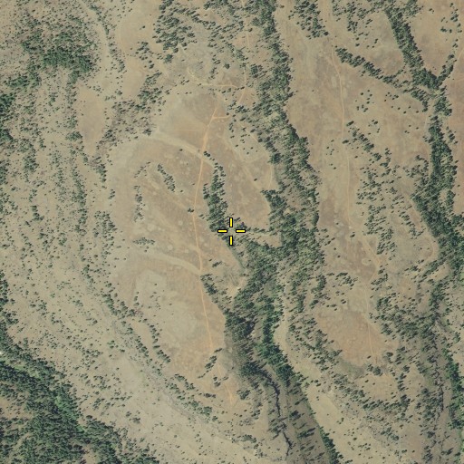 Aerial/Satellite Image of Circle Bar Spring, OR