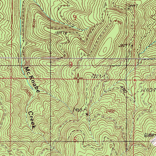Topographic Map of Coffee Pot Trail, OR