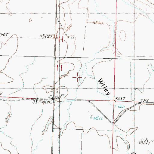 Topographic Map of Cohoe Creek, OR