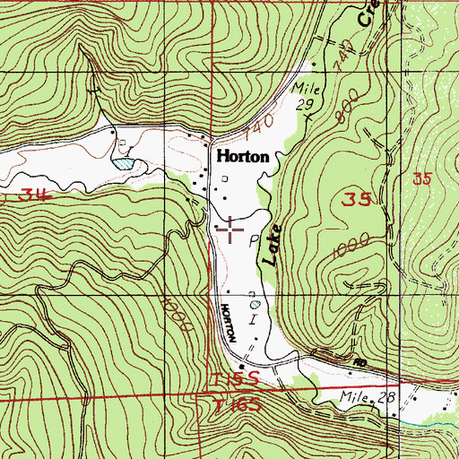 Topographic Map of Congdon Creek, OR