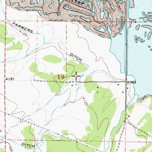 Topographic Map of Cook Gulch, OR
