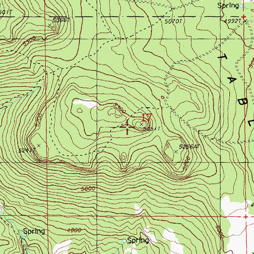 Topographic Map of Cooks Mountain, OR