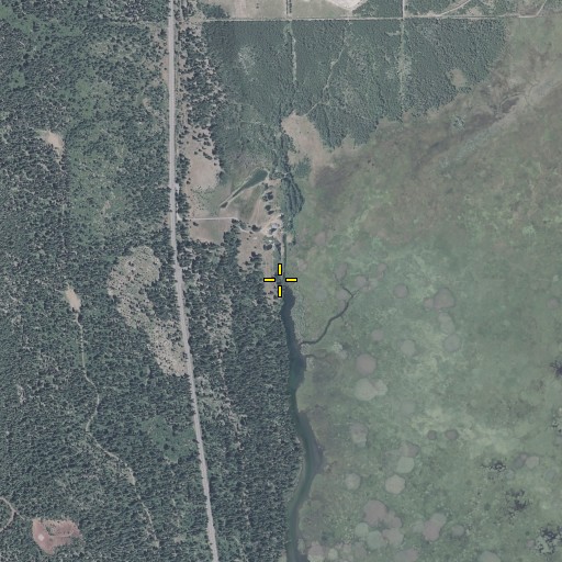 Aerial/Satellite Image of Crystal Spring, OR