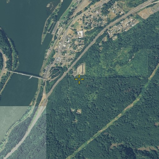 Aerial/Satellite Image of Crystal Spring, OR