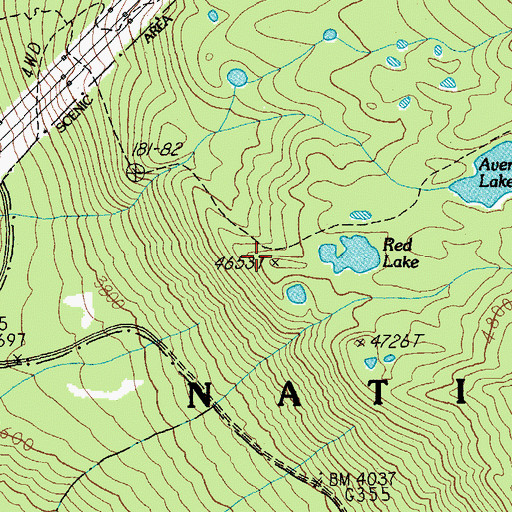 Topographic Map of Cub Creek Trail, OR