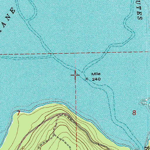 Topographic Map of Cultus River, OR