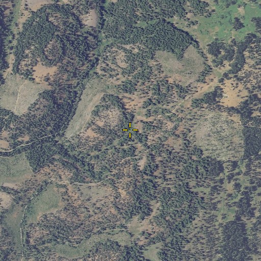 Aerial/Satellite Image of Cup Spring, OR