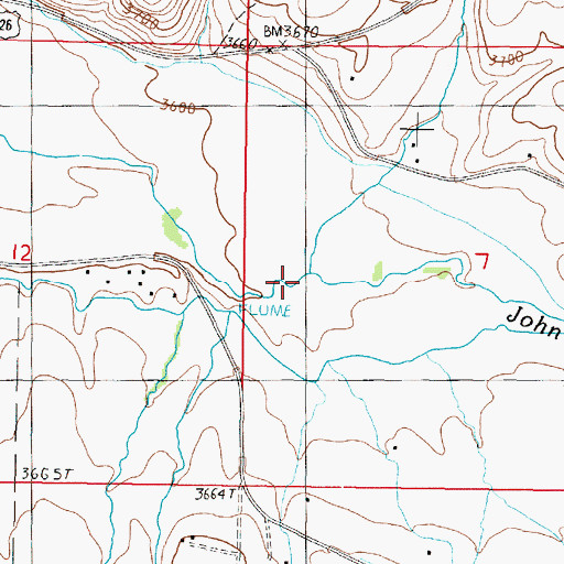 Topographic Map of Dads Creek, OR