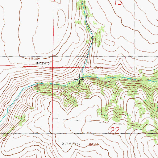 Topographic Map of Dairy Creek, OR