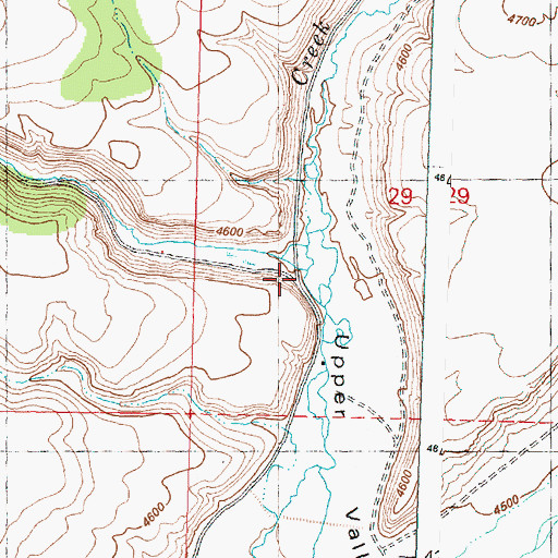 Topographic Map of Dairy Creek, OR