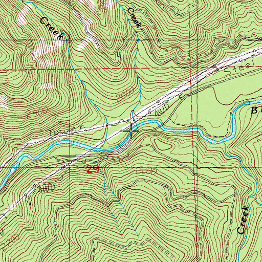 Topographic Map of Deadhorse Creek, OR
