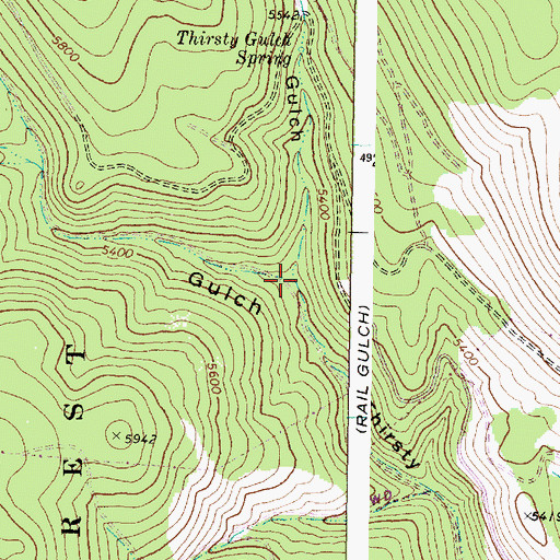 Topographic Map of Deadman Gulch, OR