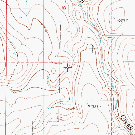 Topographic Map of Deadman Gulch, OR
