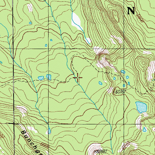 Topographic Map of Deer Camp, OR