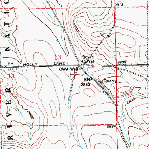 Topographic Map of Degner Well, OR