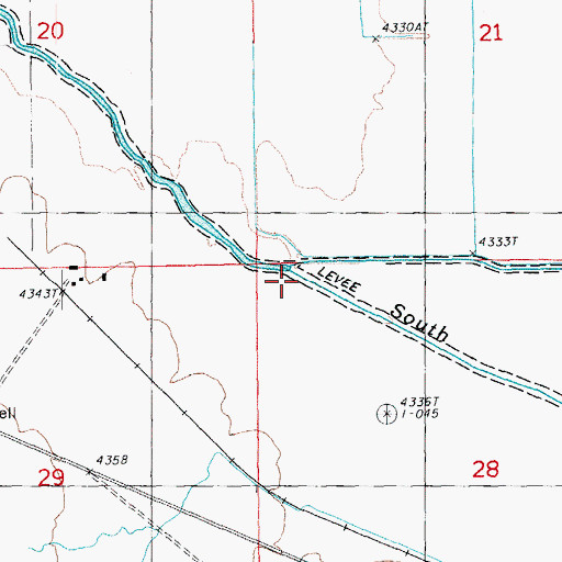 Topographic Map of Deming Creek, OR
