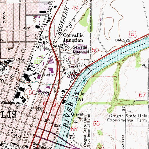 Topographic Map of Dixon Creek, OR