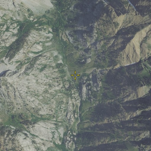 Aerial/Satellite Image of Dodge Creek, OR