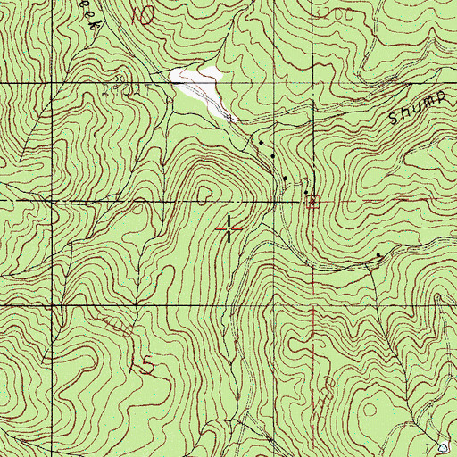 Topographic Map of Dog Fork, OR