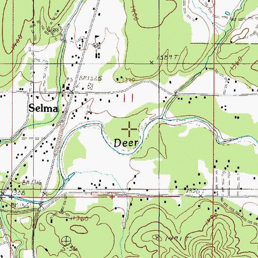 Topographic Map of Draper Creek, OR