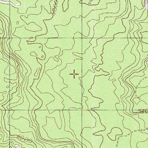 Topographic Map of Dry Creek Trail, OR