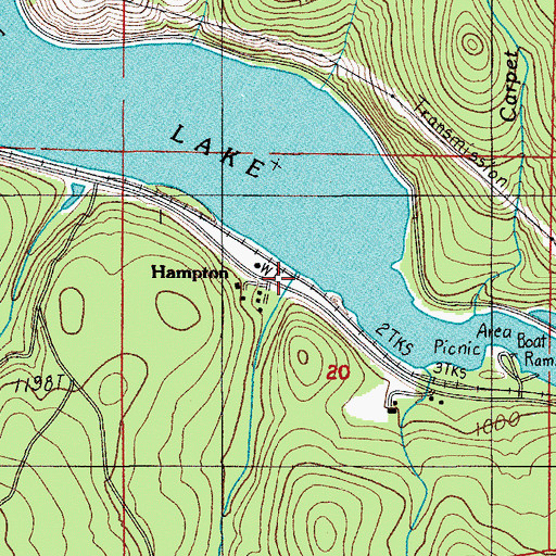 Topographic Map of Duval Creek, OR