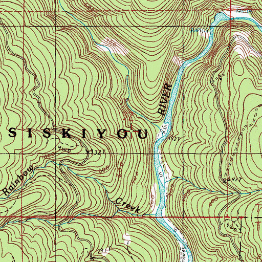Topographic Map of Eagle Creek, OR