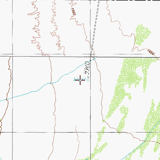 Topographic Map of Slate Mountain Well Seventy-one, AZ