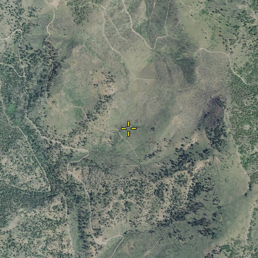 Aerial/Satellite Image of Elk Camp Spring, OR
