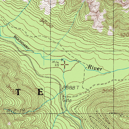 Topographic Map of Elk Creek, OR