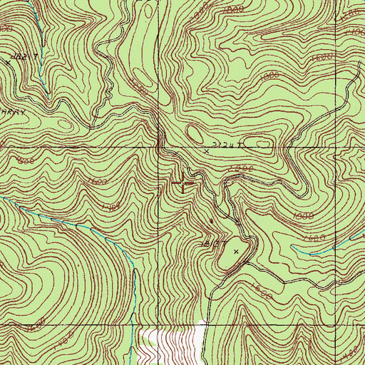 Topographic Map of Emily Creek Way, OR