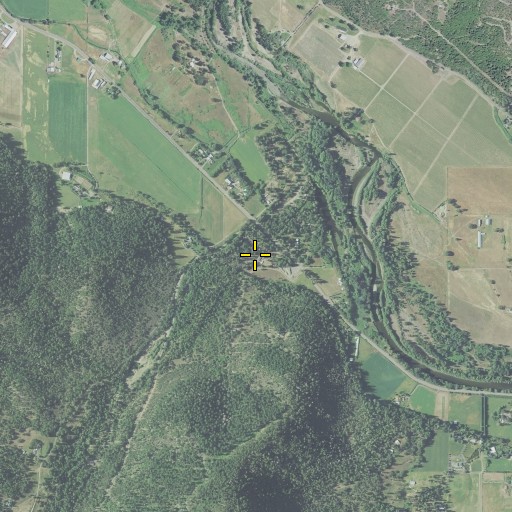 Aerial/Satellite Image of Ferris Gulch, OR