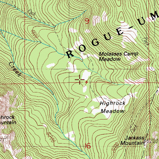 Topographic Map of Fish Lake Trail, OR