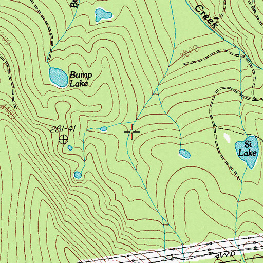 Topographic Map of Fish Lake Trail, OR