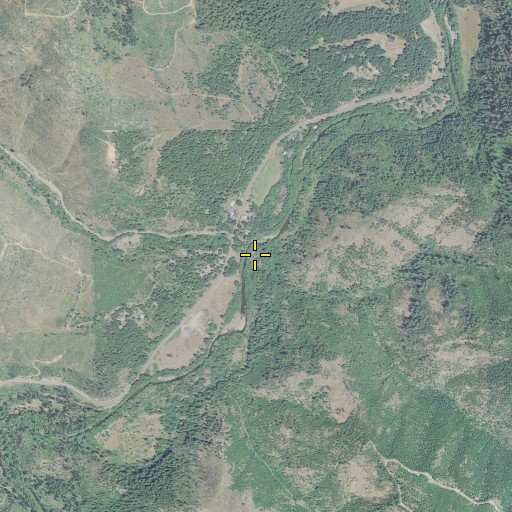 Aerial/Satellite Image of Flat Creek, OR