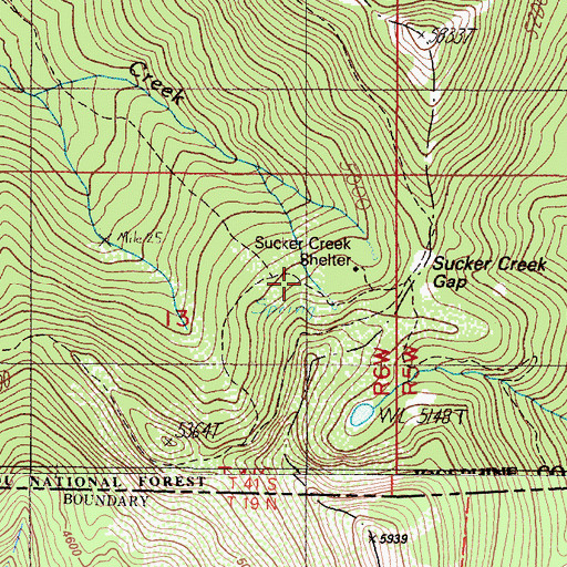 Topographic Map of Fosters Temple, OR