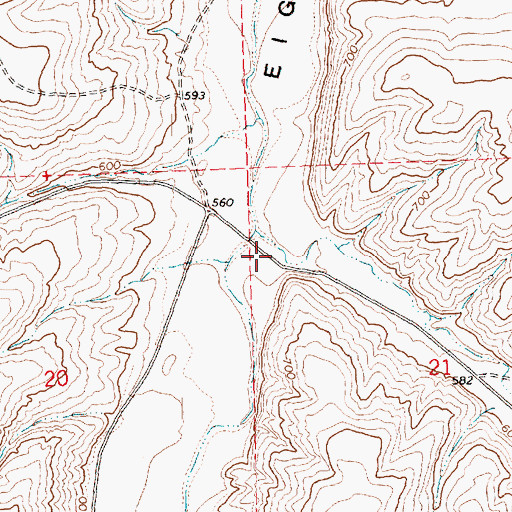 Topographic Map of Fourmile Canyon, OR