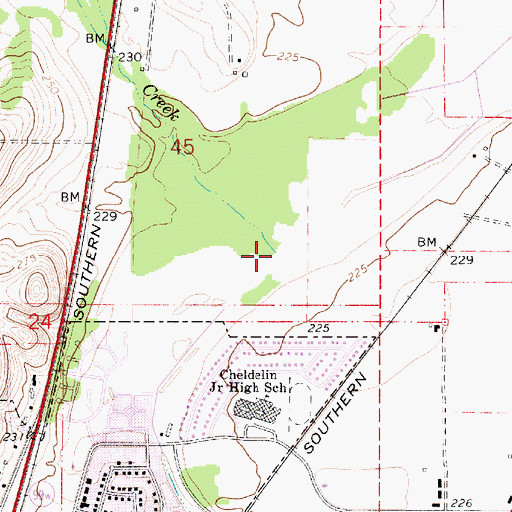 Topographic Map of Frazier Creek, OR