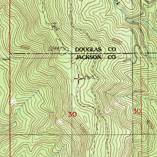 Topographic Map of Freddy Camp, OR